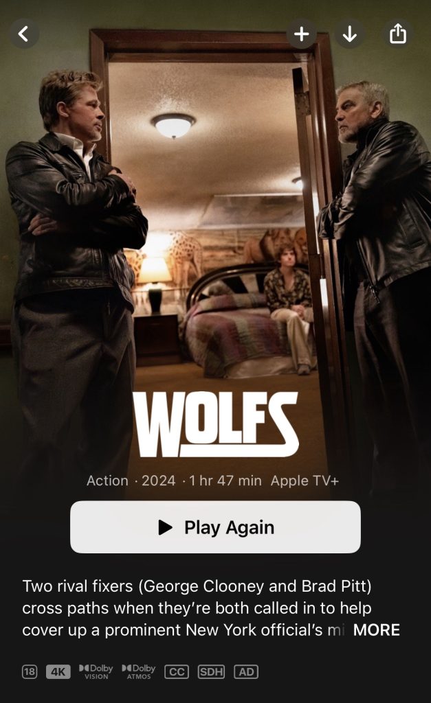 Wolfs on Apple TV+