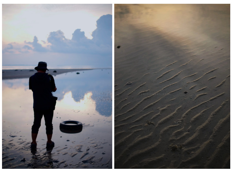 Saifulrizan blog - a fellow photographer at the beach